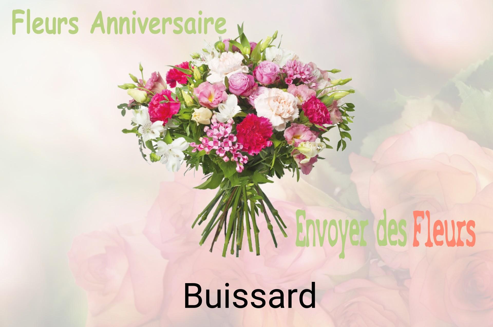 Bouquet de fleurs d’anniversaire livré à Buissard